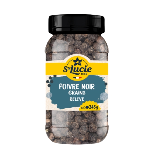 Poivre Noir Grains Relevé SAINTE LUCIE
