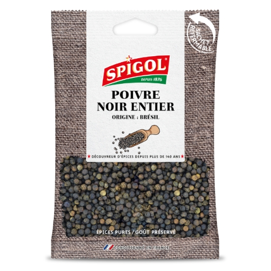 Poivre Noir Entier SPIGOL