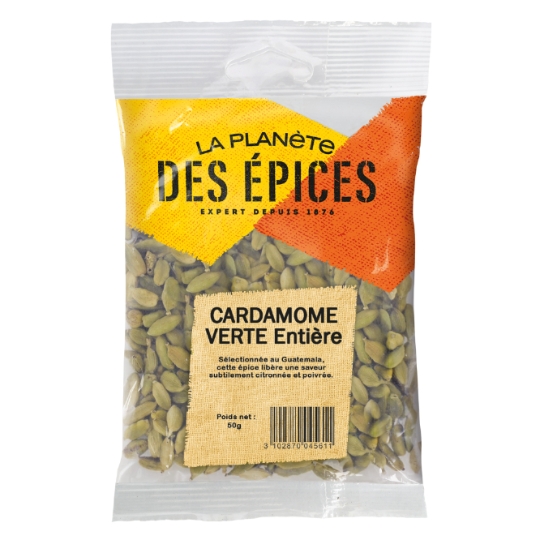 Épices Cardamone Verte Entière LA PLANETE DES EPICES