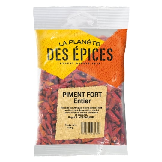 Piment Fort Entier LA PLANETE DES EPICES