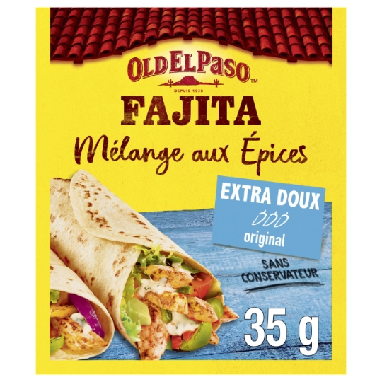 Mélange d'Épices pour fajitas extra doux OLD EL PASO