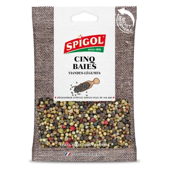 Mélange de 5 Baies poivre/épices SPIGOL