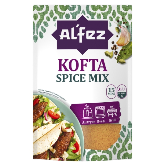 Mélange d'Epices Kofta à Base de Cardamome, d'Ail et de Menthe ALFEZ