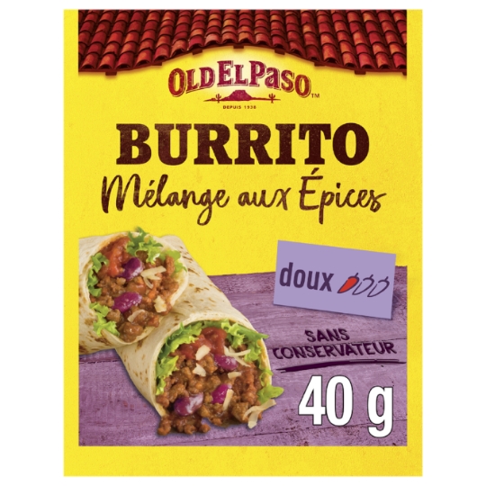 Assaisonnement Epices pour burrito OLD EL PASO