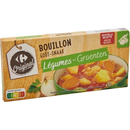 Bouillon de légumes déshydraté et aromatisé CARREFOUR ORIGINAL