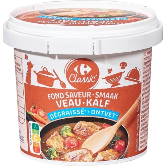 Préparation Déshydratée Fond de Veau Dégraissé CARREFOUR CLASSIC'