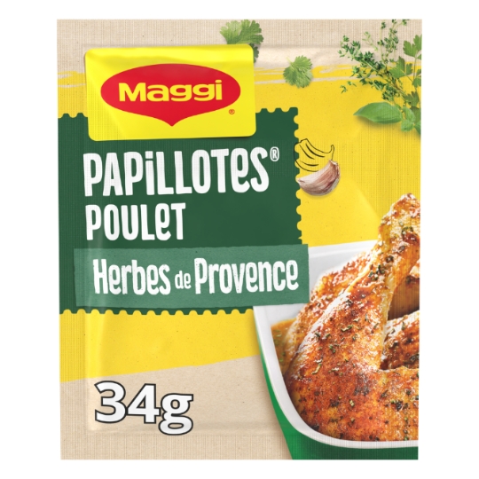 Papillotes poulet herbes de Provence MAGGI