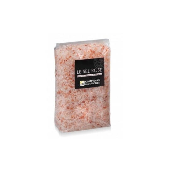 Le Sel Rose Grains Sachet 1kg - Comptoirs Et Compagnie COMPTOIRS ET COMPAGNIES