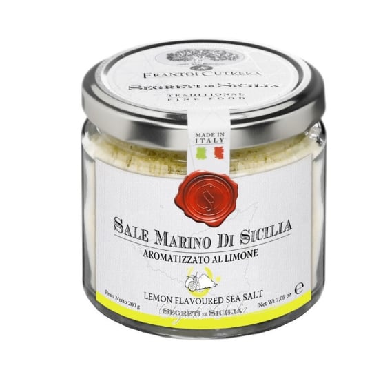 Sel Marin De Sicile Aromatisé Au Citron 200 Gr FRANTOI CUTRERA