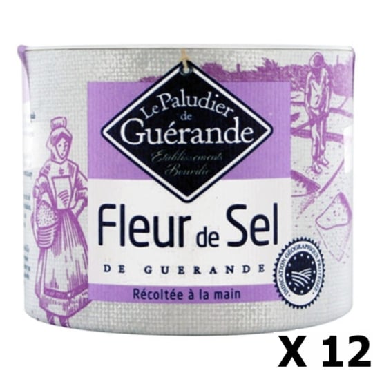 Lot 12x Fleur De Sel De Guérande - Le Paludier De Guérande - Boîte 125g LE PALUDIER DE GUÃ‰RANDE