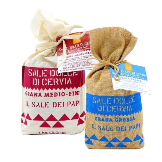 Les Sels Marins De Cervia: Sel Doux Gros Et Moyen Fin 1 Kg X 2 SALINA DI CERVIA
