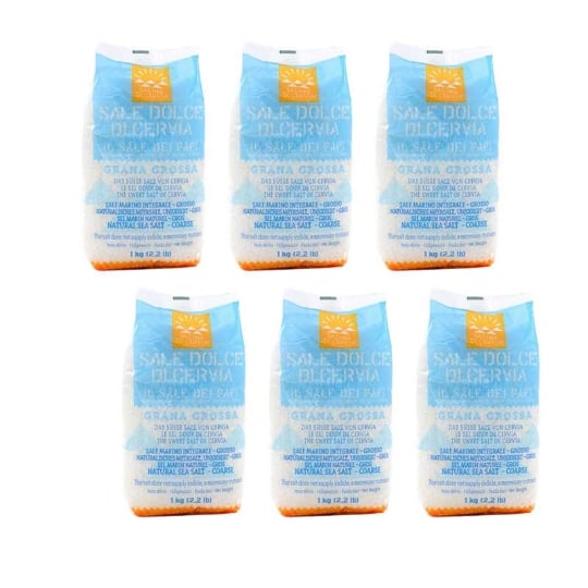 Sel Doux De Cervia À Grain Gros 1 Kg X 6 SALINA DI CERVIA