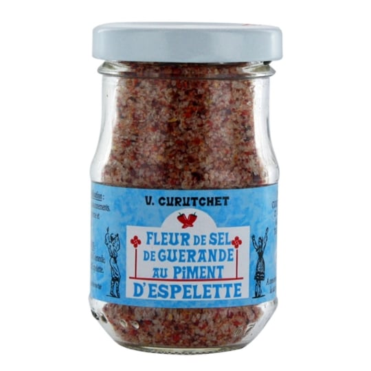 Fleur De Sel De Guérande Au Piment D'espelette - V. Curutchet - Pot 70g V. CURUTCHET