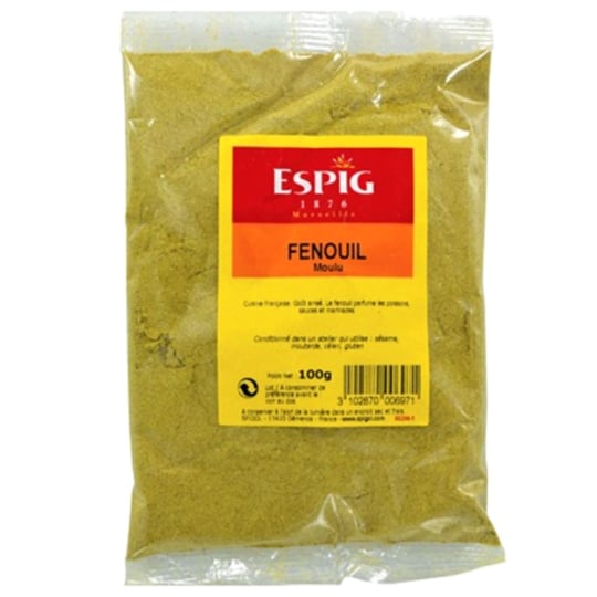 Fenouil en poudre pour marinades 100g ESPIG