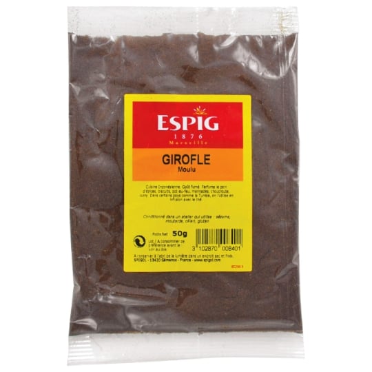 Girofle en poudre Clous de girofle moulus 50g ESPIG
