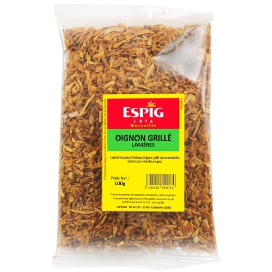 Oignon Grillé Lanières Epice 100g ESPIG