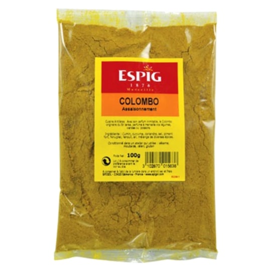 Colombo épices antillaises 100g ESPIG
