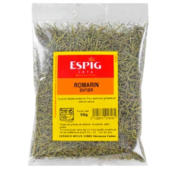 Romarin Entier Herbe Aromatique 50g ESPIG