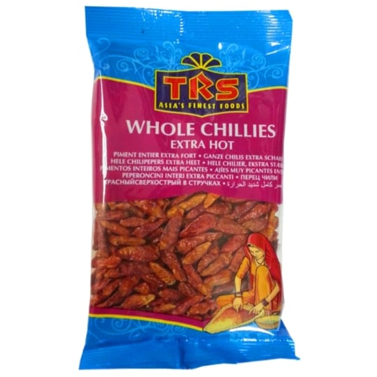 Piment rouge extra fort entier Mirch indien 50g TRS