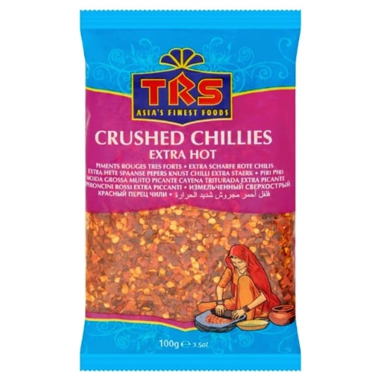 Piment indien en flocons chilli extra fort 100g TRS