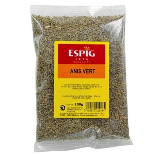 Anis vert Epice en graines 100g ESPIG