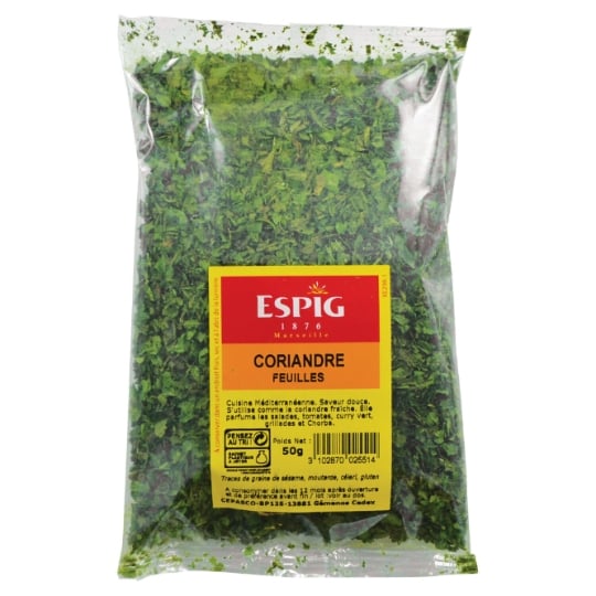 Coriandre feuille Herbe aromatique 50g ESPIG