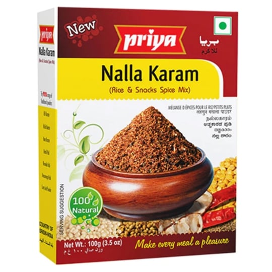 Mélange D'épices Indiennes Nalla Karam 100g PRIYA