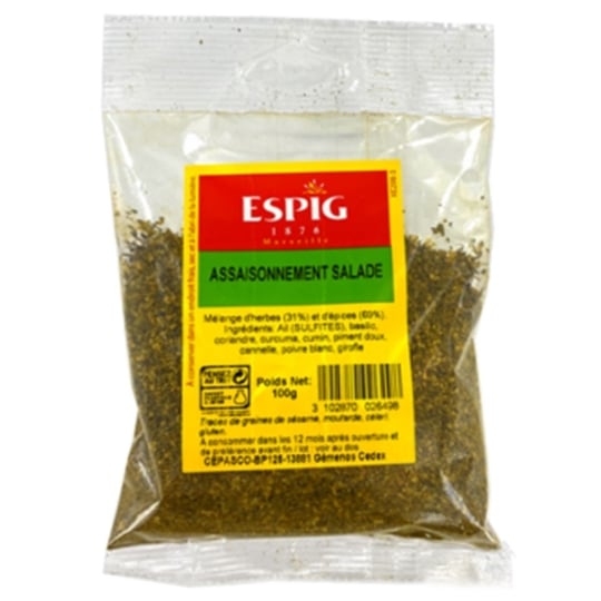 Salade Assaisonnement Epices Moulues 100g