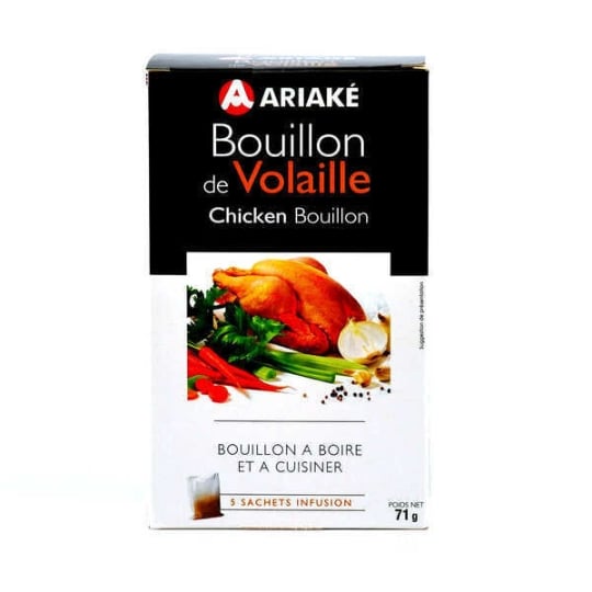 Bouillon De Volailles - Ariaké - Boîte De 5 Sachets De 33cl ARIAKÃ‰