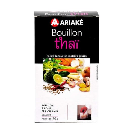 Bouillon Thaï Ariaké - Boîte De 5 Sachets De 33cl ARIAKÃ‰