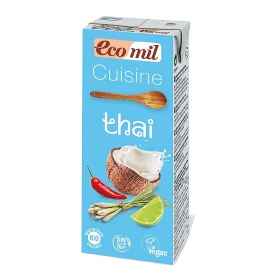 Creme Cuisine Lait De Coco Thai 200ml - Ecomil