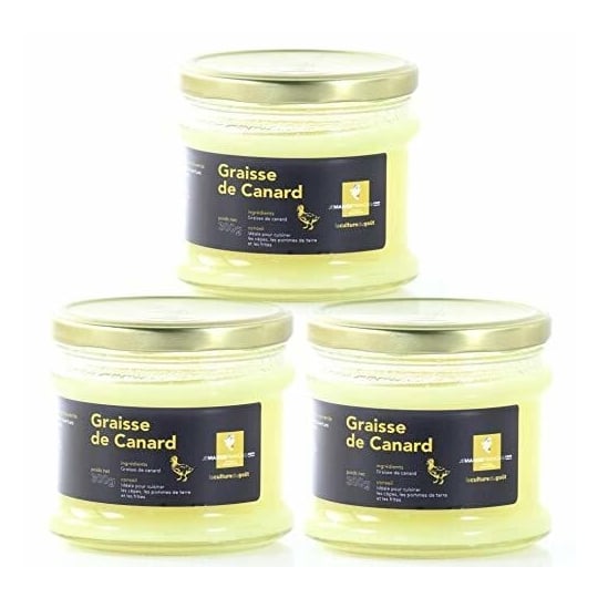 Graisse De Canard Origine France - Graisse De Canard Par Lot De 3 JEMANGEFRANÇAIS.COM