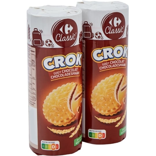 Biscuits goût chocolat CARREFOUR CLASSIC'