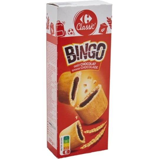 Biscuits fourrés chocolat CARREFOUR CLASSIC'