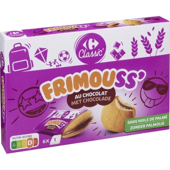 Biscuits au chocolat CARREFOUR CLASSIC'