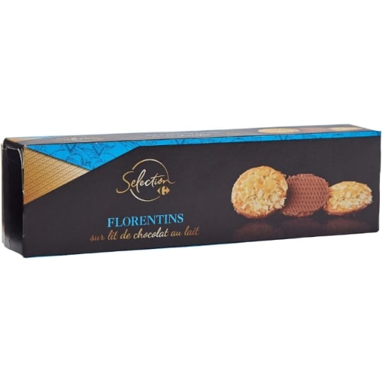 Biscuits Florentins Chocolat au Lait CARREFOUR SELECTION