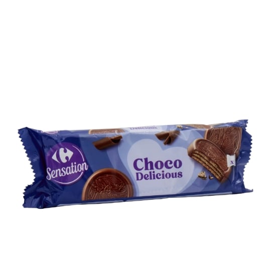Gaufrettes Chocolat Choco Delicious CARREFOUR SENSATION