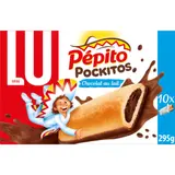 Biscuits barre fourrés au chocolat au lait Pockitos Pepito LU
