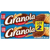 Biscuits sablés nappés au chocolat au lait Granola LU
