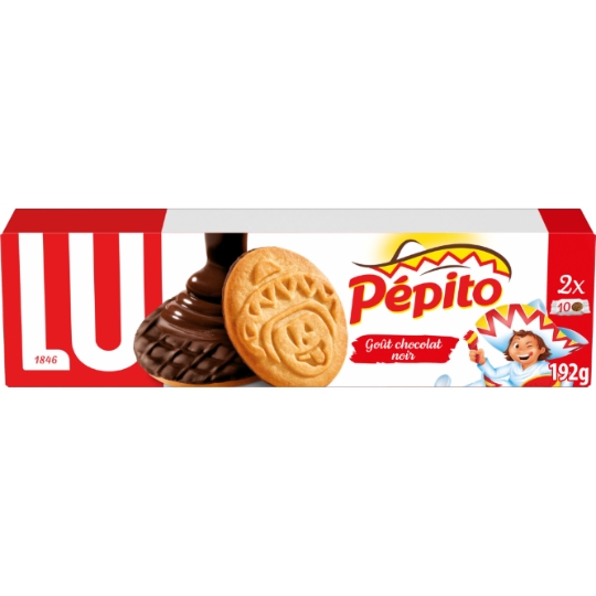 Biscuits nappés au chocolat noir Pepito LU