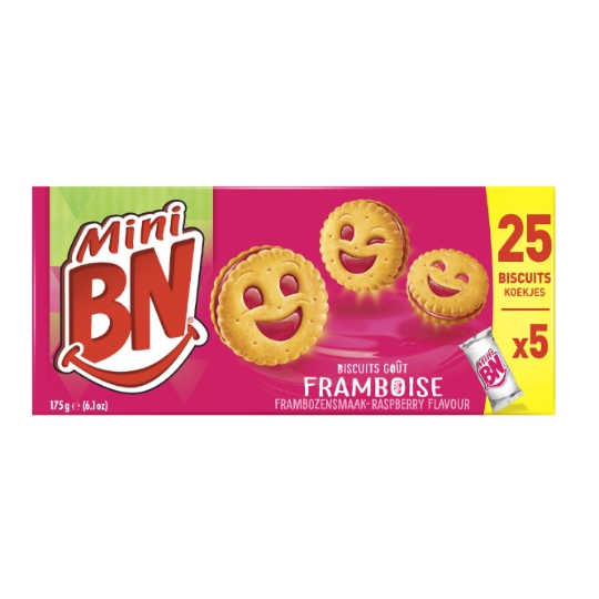 Biscuits mini framboise BN