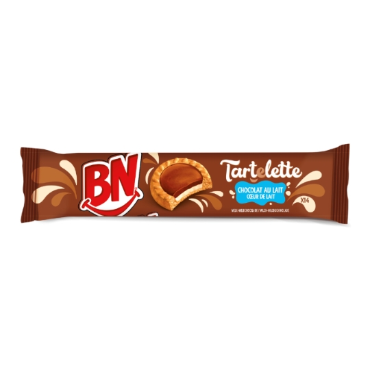 Tartelette Chocolat au Lait et Fourrée à la Crème BN