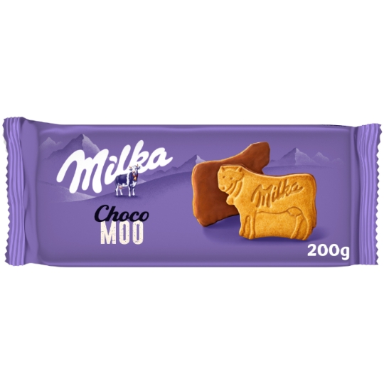 Biscuits nappés au chocolat au lait Choco Moo MILKA