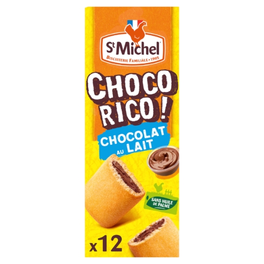 Biscuits chocolat au lait chocorico ST MICHEL