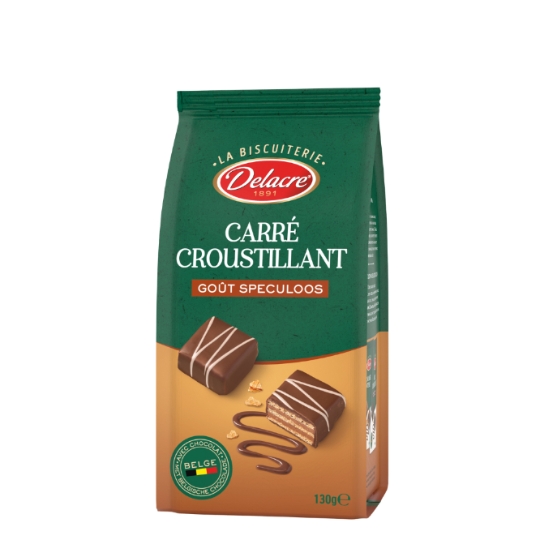 Biscuit Carré Croustillant Goût Spéculoos DELACRE