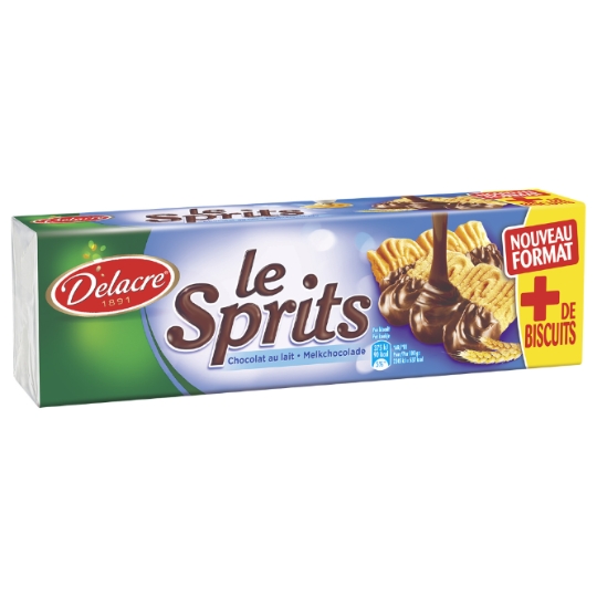 Biscuits Chocolat au Lait DELACRE SPRITS