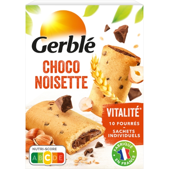 Biscuit fourré choco noisette GERBLE