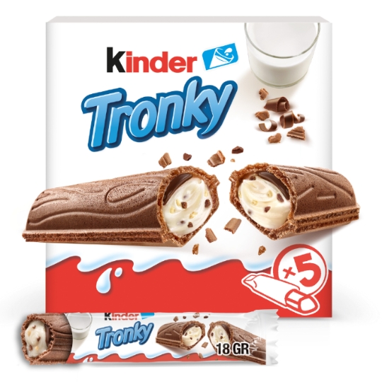 Biscuits Fourrés Noisettes et Cacao KINDER TRONKY