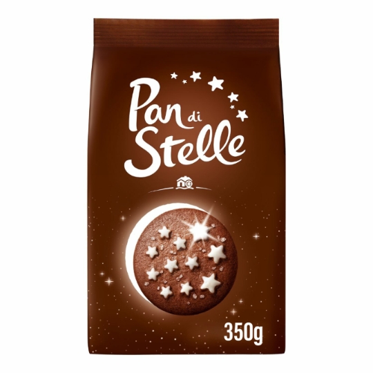 Biscuits Pan Di Stelle au Cacao et Sucre Glace MULINO BIANCO