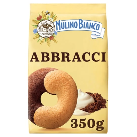 Biscuits Abbracci au cacao et à la crème MULINO BIANCO